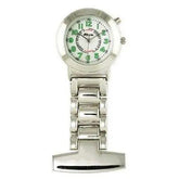 Ravel Nurses Watch with EL Backlight - Silver R1101EL RAVEL
